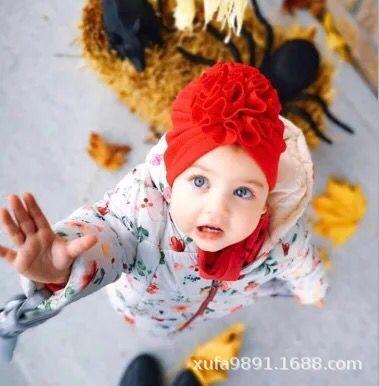 China HY03 Hot Selling Children's Solid Color Sunflower Sunflower Hoods Casual Wholesale Manufacturers Direct Sales Baby Hats for sale