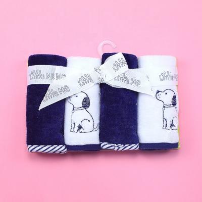 China Customized Gift Home 100% Cotton 320gsm Baby Washcloth Towel for sale