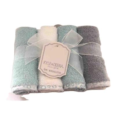 China Baby Home Wholesale Organic Bamboo Washcloth High Quality Baby Washcloths for sale