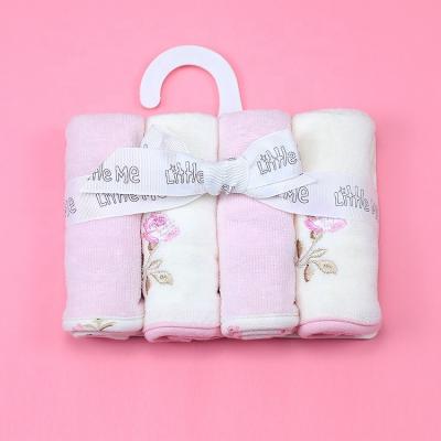 China Home Wholesale 100% cotton organic baby washcloth for sale