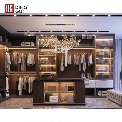 China Wardrobes (Other) Adjustable High End Modern Home Bedroom Wardrobe Custom Made Wardrobe for sale