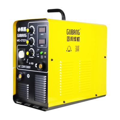 China New Design Voltage 220V/380V Double Inverter MIG 270DV Repair Portable Welding Machine for sale