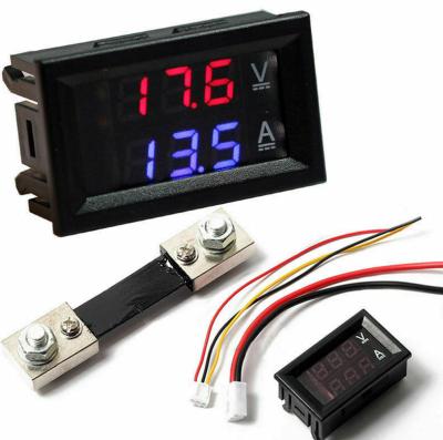 China DC 0-100V LED Digital Voltmeter Ammeter Shunt Meter Ammeter 10A 50A 100A DC 0-100V LED Digital Voltmeter Ampere for sale