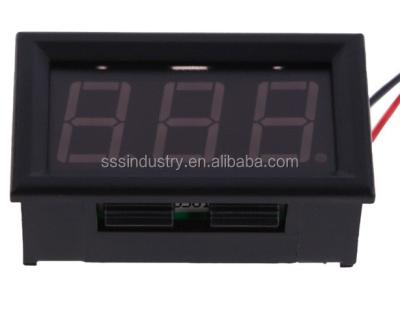 China Blue YB27A LED AC 30-500V Digital Voltmeter Voltage Display 48x29x21mm for sale