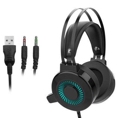 China LED Indicator Gaming Headset With Noise Canceling MIC And LED For PS5 PS4 Xbox One Controller And PC for sale