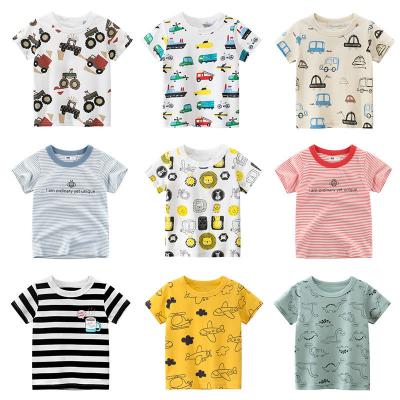 China Good quality casual t-shirt for girls clothes for kids best price white 100% cotton o-neck collar for sale