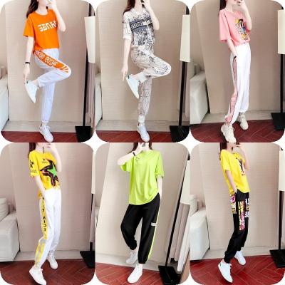 China Wholesale Women's Loungewear Plain Cotton Sweatshirt Sweat Suits Summer Clothing Set Ladies Custom Spring QUICK DRY Tracksuit Wholesale Sports Wear for sale