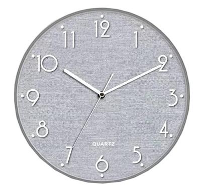 China 12 Inch Wall Clock Room Quiet Modern Quiet Quartz Clock Style Home Antique Source for sale