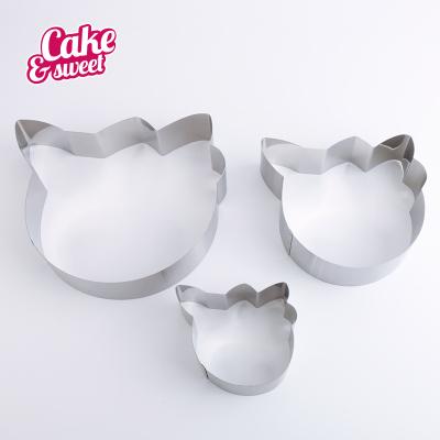 China Popular Disposable Cartoon Christmas Shape Decorating 12 Sets Stainless Steel Metal Made 3d Cookie Cutter Custom for sale