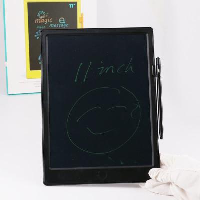 China Loose Leaf Kids Drawing 12 Inch Tablet LCD Writing Accessories Orange Green Black OEM Customized Battery Style Note Button School Office for sale