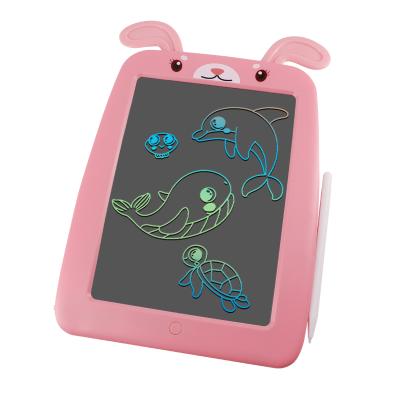 China Loose-leaf Cartoon LCD Writing Tablet Children WORK AREA Panel LCD Pad Size 10 Inch Erasable With Memory And 2 Years Warranty for sale