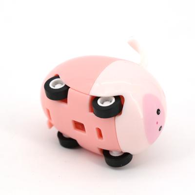 China 2021 Hot Selling Children's Toy Car 2021 Children's Toy Animal Cars Mini Toy Fast Shipping Cute Cartoon for sale