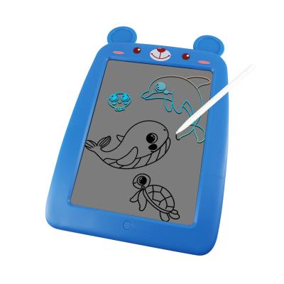 China Transparent Loose-leaf LCD Writing Tablet 10 Inch Screen Portable Bright Colorful Doodle Drawing Board For Kids for sale