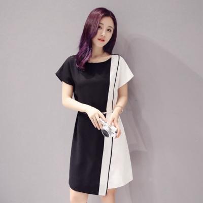 China Other design 2018 simple white and color summer women's loose dress for sale