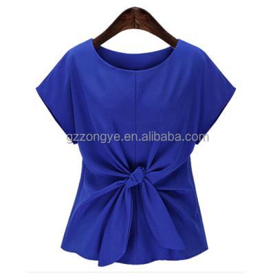 China Anti-pilling blouse 2018 women ladies blouses women chiffon lady blouse from china clothing factory for sale