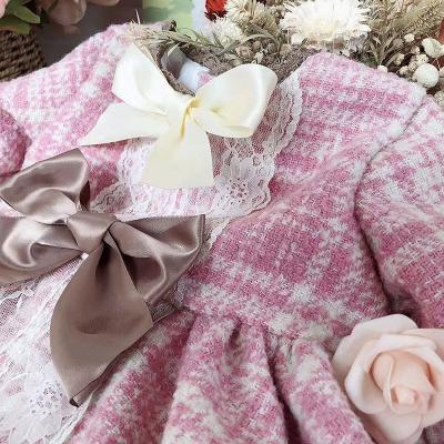 China Breathable Winter Long Sleeve Children Clothing Manufacrurers Lace Scented Little Spanish Princess Dress for sale