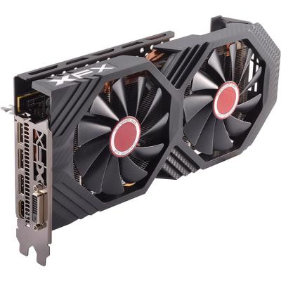 China Desktop Edition 1386MHz OC+, 8GB GDDR5, VR Ready, AMD BIOS RX 580 GTS XXX Dual Graphics Card for sale