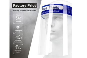 China Clear Pet Protective 0.25mm Anti Fog Face Shield for sale