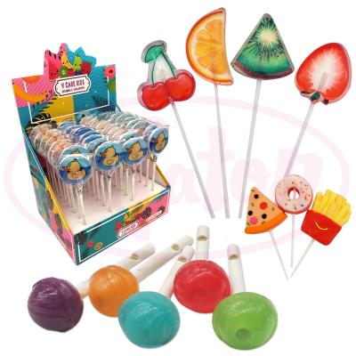 China Fruit Flavor and Color Natural Different Lollipop Candy Pin Pop Hard Candy Creative Wonderful Decorated Lollipop for sale