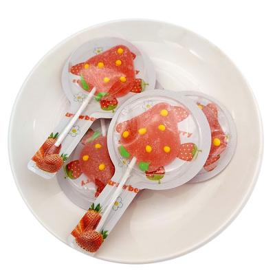 China Factory direct sale natural delicious fruity lollipop for kids for sale