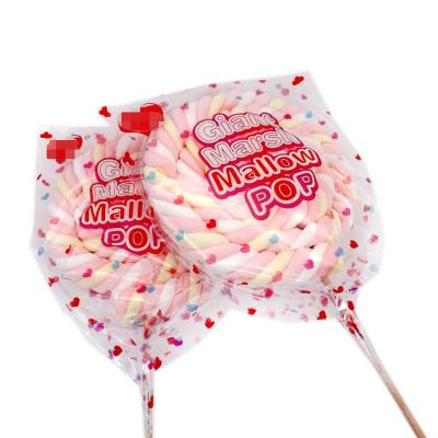 China Natural Delicious Giant Marshmallow Pop Girly Mallowpop for sale