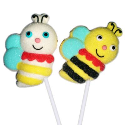 China Lovely natural bird marshmallow mallowpop lollipop candy for sale