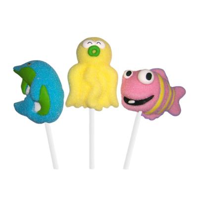 China Normal Gift Box Packed Animal Marshmallow Lollipop Candy for sale