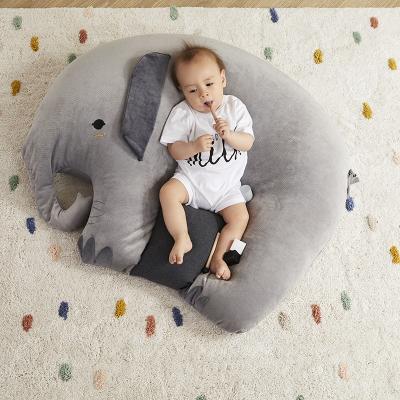 China Cute Plush MOL Animal Elephant Play Mat Kids Indoor Play Baby Mat Baby Cushion Baby Pillow for sale