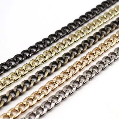 China Fashionable Nickel Free Aluminum Chains Handbag Metal Accessories Bag Strap Decorative Chain for sale