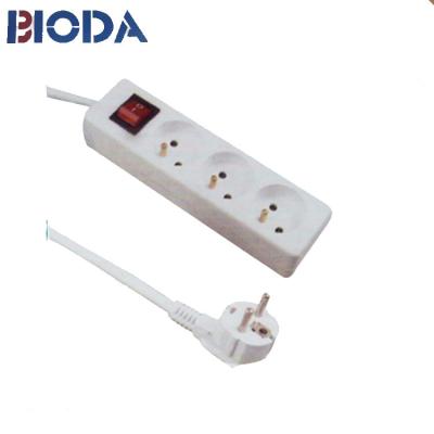 China Commercial european extension plug power cord and plug power cable for sale