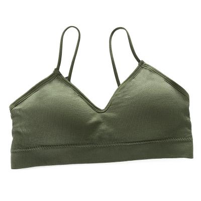 China QUICK DRY Sports Bras For Yoga Running Sports Fitness Bra Women Gym Sleep Elastic Padded Breathable Tops for sale