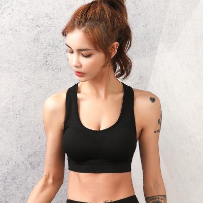 China Breathable Wireless Fitness Yoga Gym Back Stretch Beauty Plus Size Cavity Plus Size Sports Bra Crop Top for Women for sale