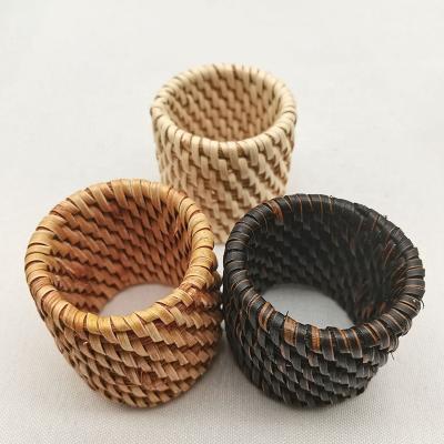 China Viable cheap rattan towel ring, rattan holder made in Vietnam for sale