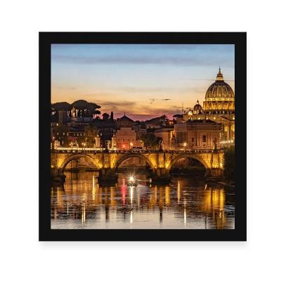 China Direct Selling 20*20cm Lightweight 20*20cm Size 8*8 Inch Square Wall Decor Picture Frames Collage Wall Art Picture Frame Plastic for sale