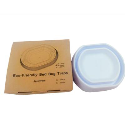 China Viable Non-Electric Plastic Trap Interceptor Pack Insect Bed Bug Trap 8 Pack for sale