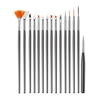 China High Quality Easy Sand Hair Nail Art Brush Set S Kolinsky Nail Painting Pen Beauty Nail Brush for sale