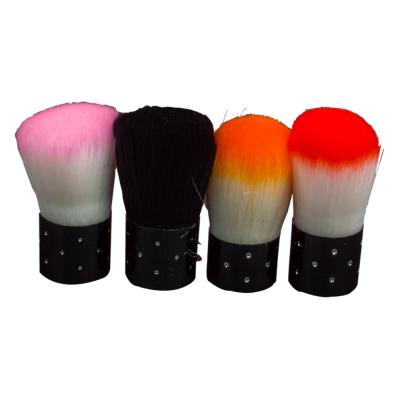 China Soft Cute Nail Design Nail Paint Nails Art Dust Cleaning Brush With Gradient Color for sale