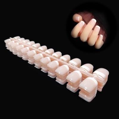 China Easy Apply Full Coverage Professional Short Square False Nail Set Wholesale Long Press On Fake Nail Tips for sale