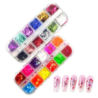 China Easy Apply New Arrival Cosmetic Poly Nail Design Face Decoration Glitter Fair Chirstmas Sequin Wholesale for sale