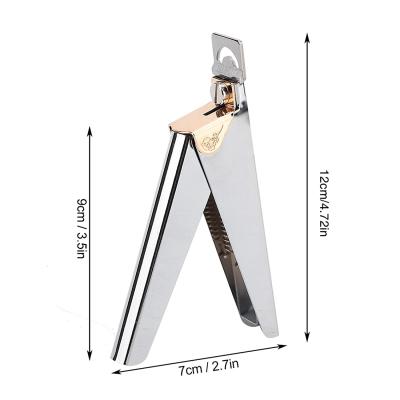 China 2021 NEW Durable Top Quality U Shape Nail Tips Cutter Stainless Steel Manicure Nail Clipper Nail Cutte Edge for sale