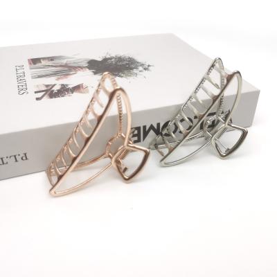 China Luxury Metal Hair Claw Clip Fashion Hairpin Durable Colorful Non-slip Sling Hair Claw Hair Accessories for sale