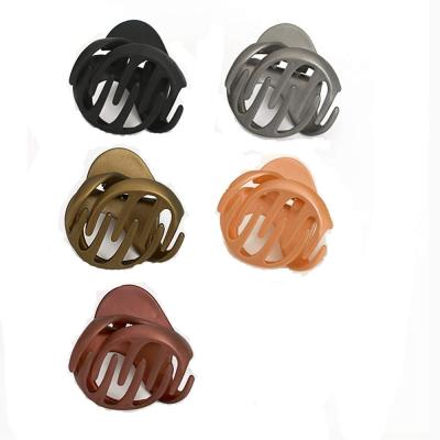 China Environmentally Friendly Korean Hair Accessories Central Institute of Statistics Hair Clips Plastic Stylish Hair Claw Clip for Women for sale