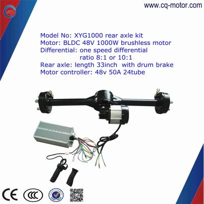 China e tricycle complete kit e- rickshaw parts/ axle/ controller/head light/ rim/ / throttle for sale