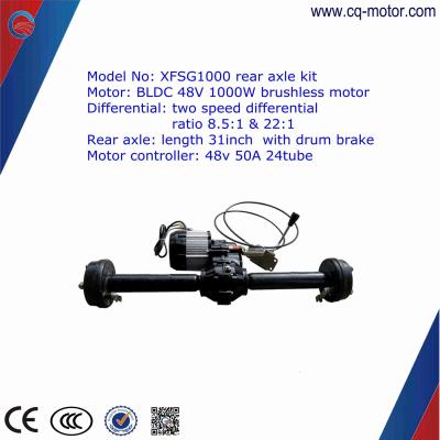 China 48v 850w e tricycle complete kit e- rickshaw spare parts with 24 tube controller for sale