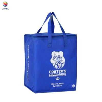 China Waterproof Eco Customized Food Thermal Insulated Keep Warm Non Woven Lunch Cooler Bags for sale