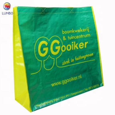 China Green Color Custom Lamination PP Lamination Eco - Friendly Non Woven Shopping Bag Non Woven Bag for sale