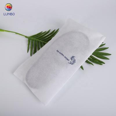 China Custom Logo Eco - Friendly Printed Reusable Nonwoven Dust Bag , Wholesale Nonwoven Promotional Drawstring Travel Shoes Bag for sale