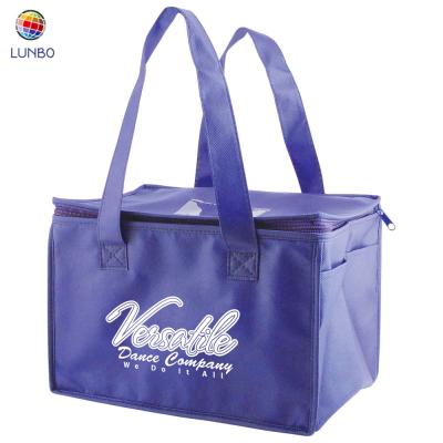 China Waterproof Custom LogoTherm-O-Tote Insulated Non Woven Grocery Bag Cooler Lunch Bag for sale