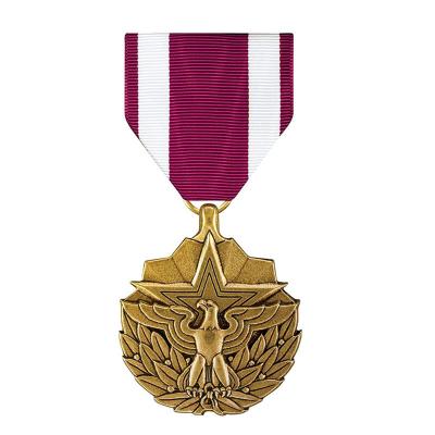 China North America Manufactures Make Good Quality Cheap Soft Enamel Army Honor Custom Military Medal for sale