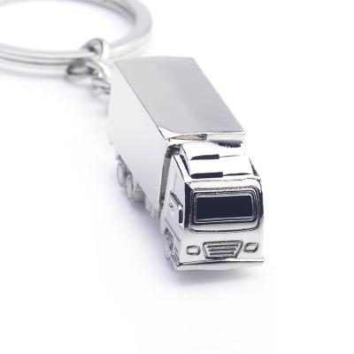 China Wholesale High Quality Zinc Alloy Metal 3D Decoration Custom Truck Key Chain for sale